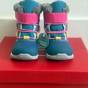 See Kai Run Kids Boots - Blue and Pink